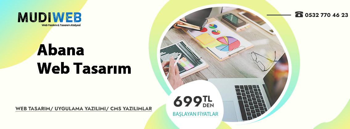 Abana  web tasarım uygun fiyatlar profesyonel çözümler