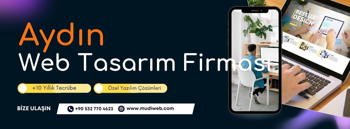 Aydın Web Tasarım Firması - Aydın Web Tasarım Ajansı - Profesyonel Web Tasarım Hizmetleri Mudiweb