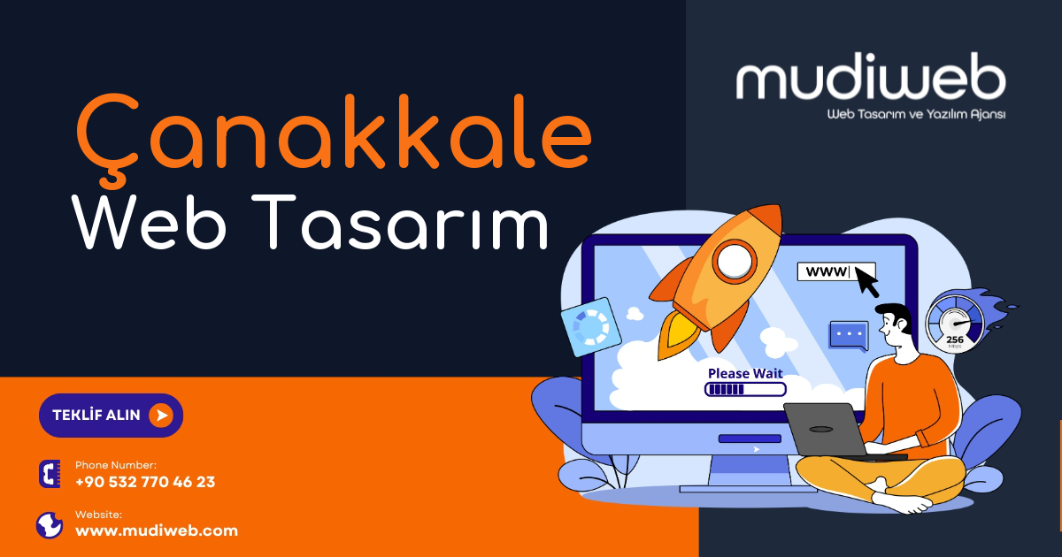 Çanakkale Web Tasarımcı - Çanakkale Web Tasarım Fiyatları - Website Tasarım Ücreti Mudiweb