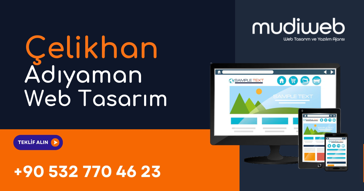 Çelikhan Adıyaman Web Tasarımcı