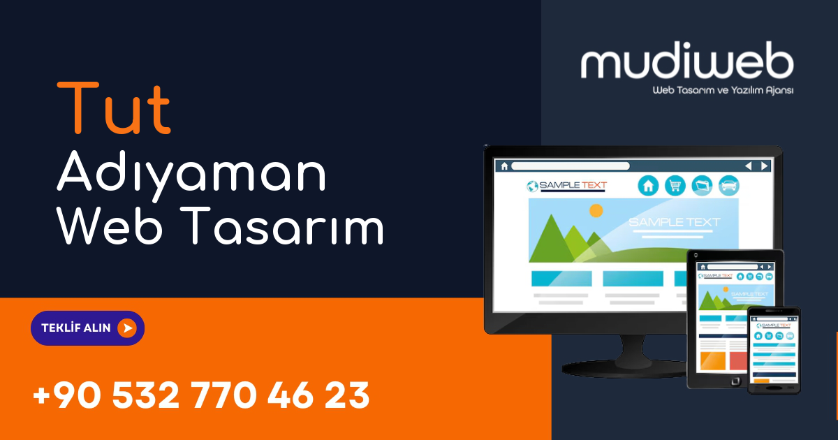 Tut Adıyaman Web Tasarımcı