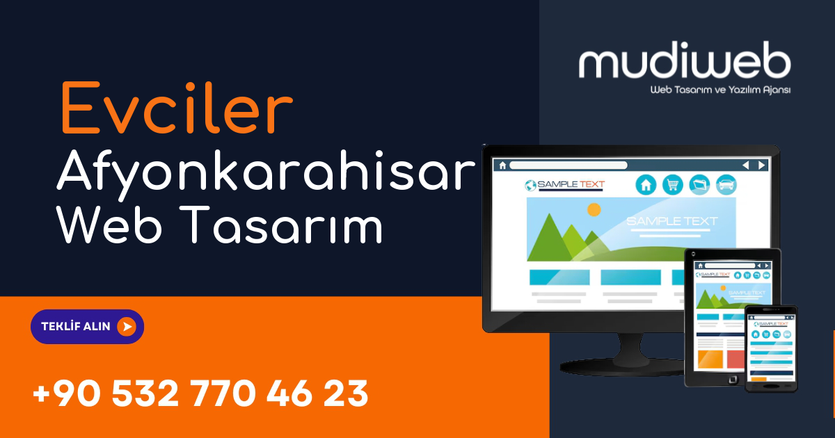 Evciler Afyonkarahisar Web Tasarımcı