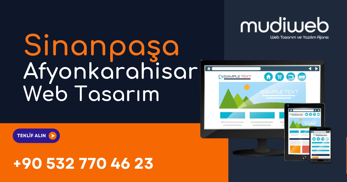 Sinanpaşa Afyonkarahisar Web Tasarımcı