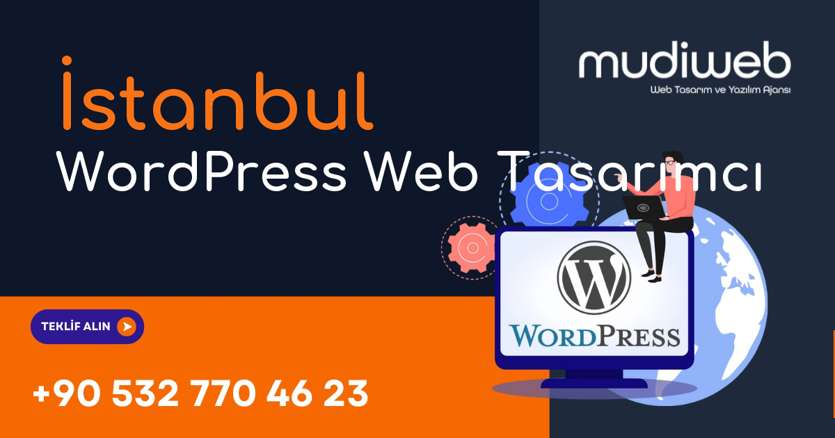 İstanbul WordPress Web Tasarımcı - İstanbul WordPress Web Tasarım Fiyatları - Profesyonel WordPress Web Sitesi Mudiweb