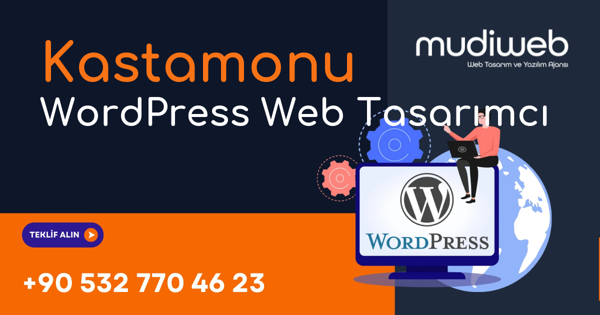 Kastamonu WordPress Web Tasarımcı - Kastamonu WordPress Web Tasarım Fiyatları - Profesyonel WordPress Web Sitesi Mudiweb