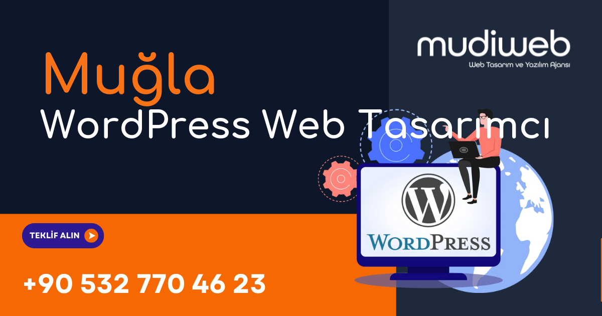 Muğla WordPress Web Tasarımcı - Muğla WordPress Web Tasarım Fiyatları - Profesyonel WordPress Web Sitesi Mudiweb