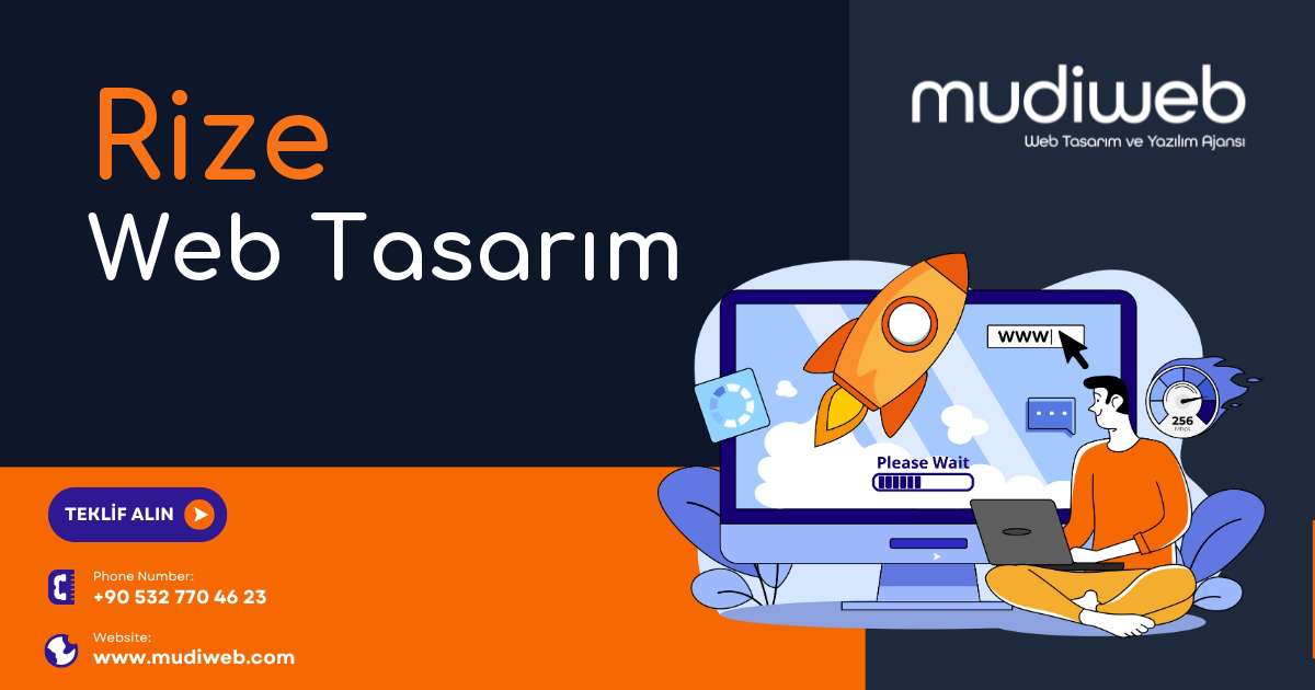 Rize Web Tasarımcı - Rize Web Tasarım Fiyatları - Website Tasarım Ücreti Mudiweb