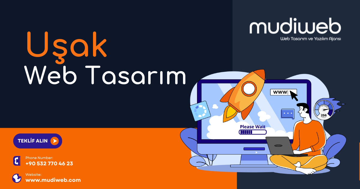Uşak Web Tasarımcı - Uşak Web Tasarım Fiyatları - Website Tasarım Ücreti Mudiweb