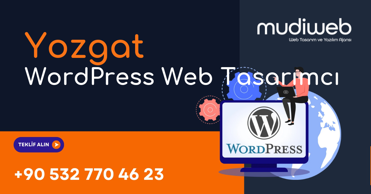 Yozgat WordPress Web Tasarımcı - Yozgat WordPress Web Tasarım Fiyatları - Profesyonel WordPress Web Sitesi Mudiweb